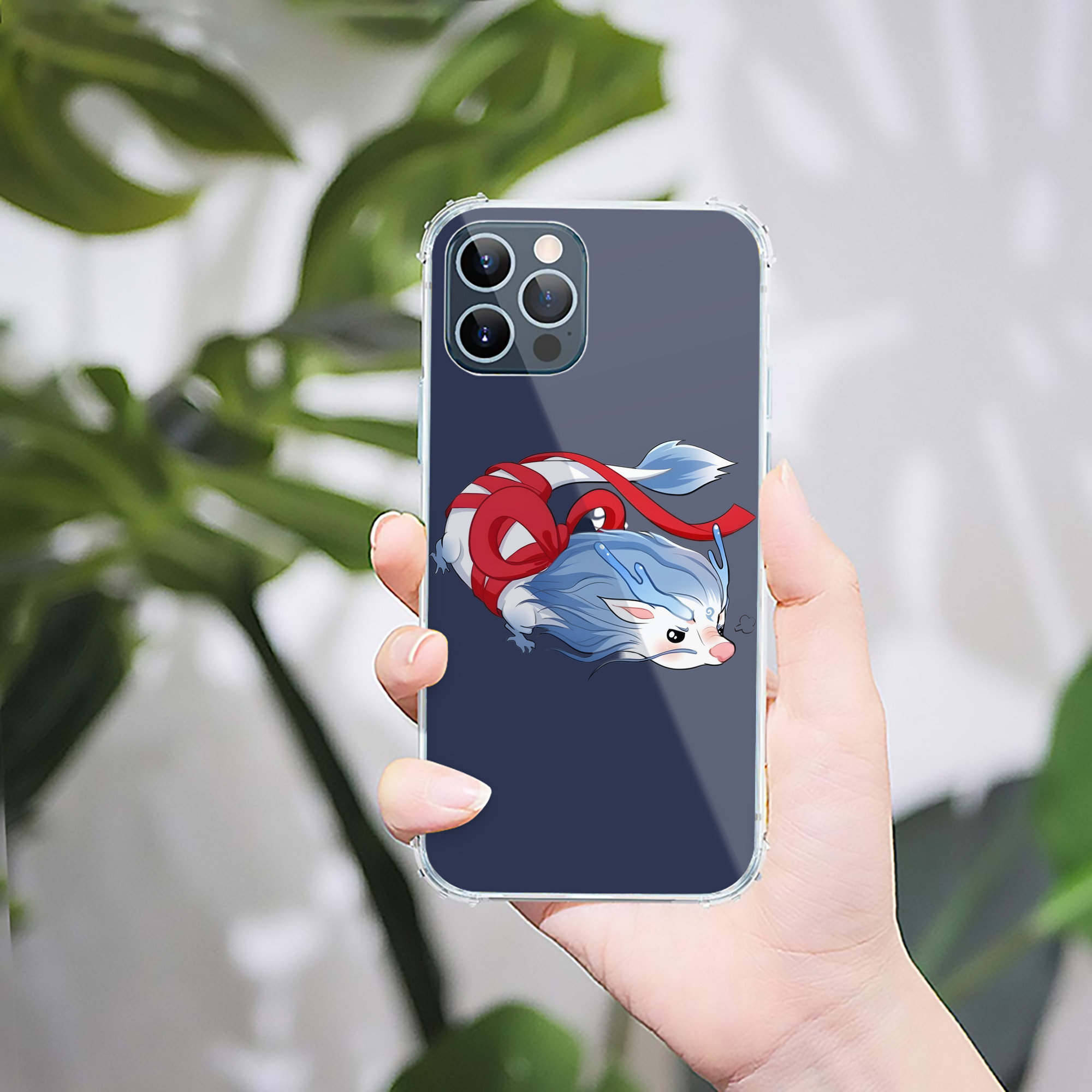 （画像用） Ne Zha 2 ナタ 魔童の大暴れ 【iPhone 12シリーズ対応】透明スマホケース（クリアソフトケース）
